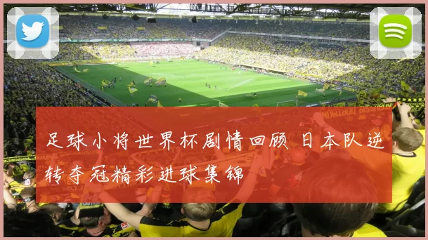 足球小将世界杯剧情回顾 日本队逆转夺冠精彩进球集锦